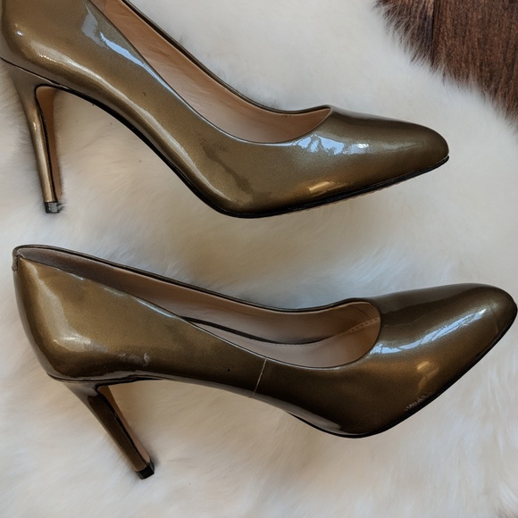 Vince Camuto Shoes - Vince Camuto • New! Bronze Patent Pump    [Shoes]